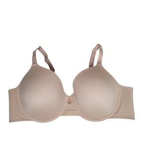 Vanity Fair Beige Full Coverage Smoothing Underwire Bra Size 42C‎